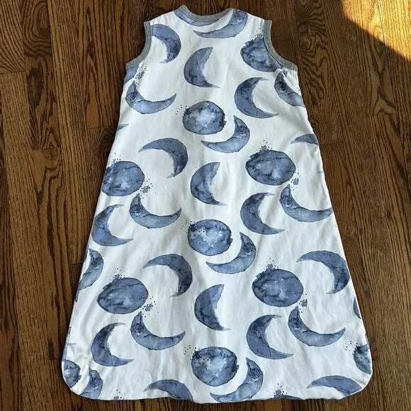 Burt's Bees Sleep Sack Large Celestial Moon Print 12-18 mo Beekeeper Organic - Picture 5 of 7